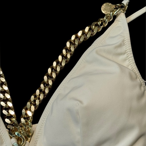 STELLA MCCARTNEY***Ivory Falabella Bikini Top***XS***$300 - Picture 6 of 10